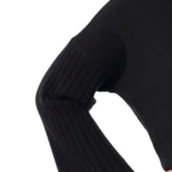 Cyrus Ladies' Black Cowl Neck Turtleneck Sweater Large - Picture 5 of 10